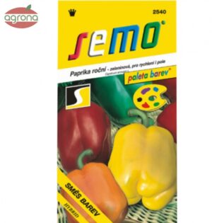 Paprika rýchlená SM  Zmes farieb F1 PALETA FARIEB 15s