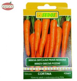 Výsevný pásik Mrkva neskorá Cortina F1 5m 250s