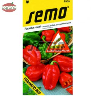 Paprika Habanero red - silno pálivá, červená 15s