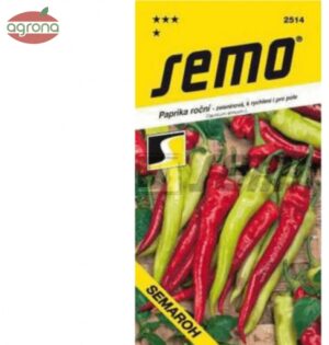Paprika rýchlená SM Semaroh, aj na pole 0,6g