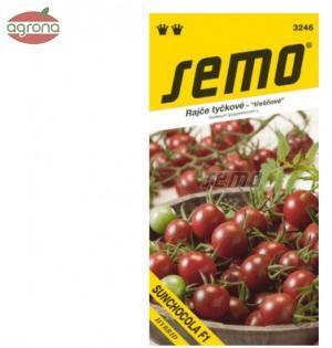 Rajčiak kolíkový SM  Sunchocola F1 - čerešňový 12s