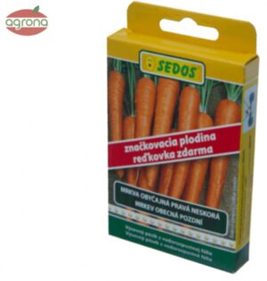 Výsevný pásik Mrkva neskorá Rubína+reďkovka  5m 250+30s