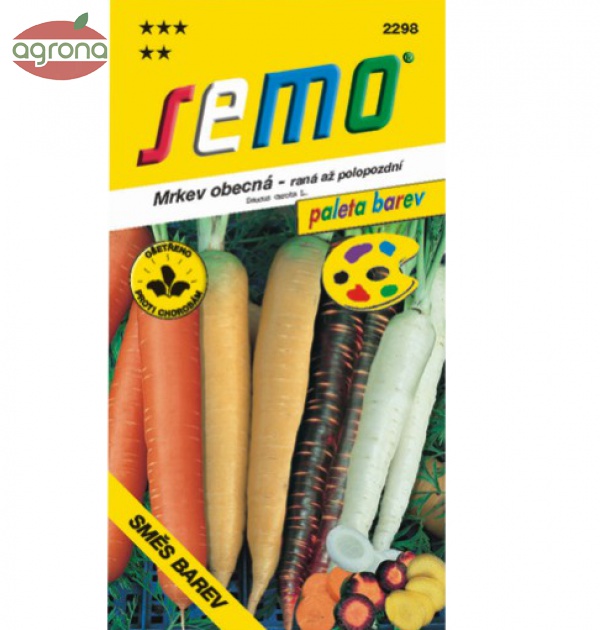 Mrkva zmes farieb SM PALETA FARIEB 1g