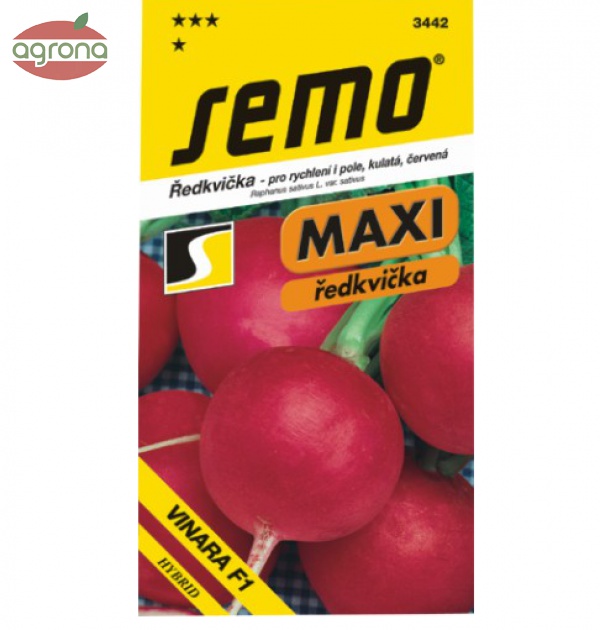 Reďkovka červená SM Vinara F1 MAXI 1,5g