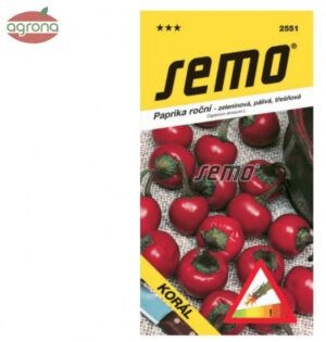 Paprika čerešňová SM Korál - silno pálivá 0,6g