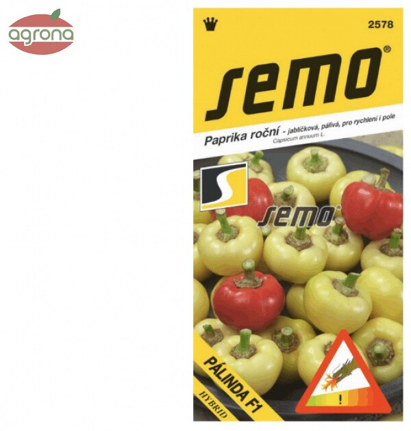 Paprika jabĺčková SM Pálinda F1 15 sem.