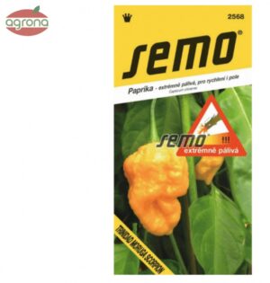 Paprika SM Trinidad Moruga Scorpion Yellow - extrémne silno pálivá 10s