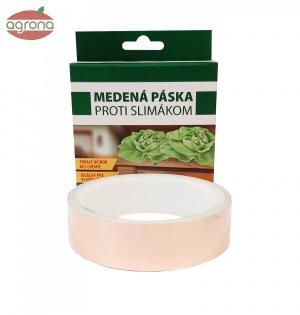 Medená páska proti slimákom 4mx2,5cm samolepiaca