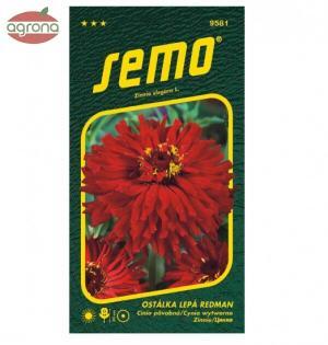 Cínia SM Redman - kaktusokvetá červevá, 0,7g