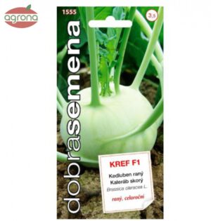 Kaleráb biely skorý DS Kref F1, 40 semien