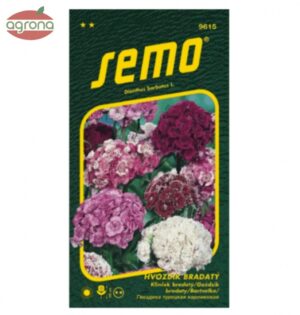 Klinček turecký SM - dvojročný, zmes,  Dianthus barbatus, 0,5 g