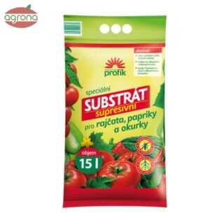 Substrát Supresívny rajčiny, papriky a uhorky 15 L Forestina