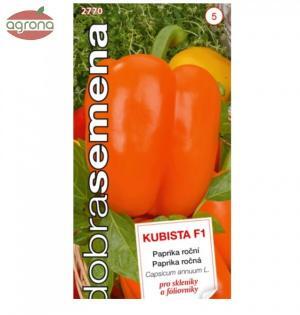 Paprika DS Kubista F1 - oranžová, 15 semien