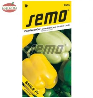 Paprika rýchlená  SM Smile F1 žltá, kváder 15 s.