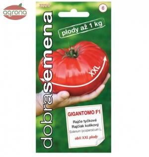 Rajčiak kolíkový DS Gigantomo F1,  biftekový, MAXI 10 semien