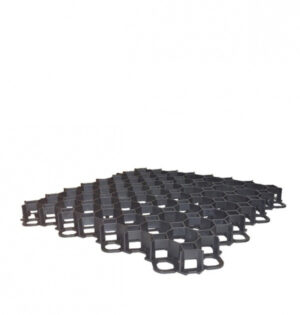 Zatrávňovacia doska čierna 50 x 50 x 4 cm/200P plast na 400ton