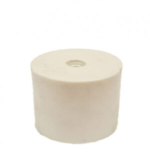 Zátka gumená biela 43/39mm