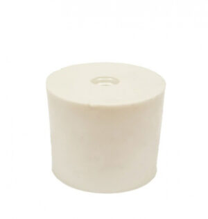 Zátka gumená biela 41/38mm