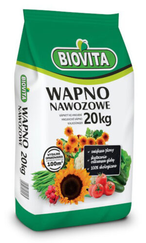 Vápenec práškový 20kg Biovita (Wapno nanawozove)