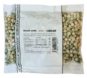 Hrach záhr. veľmi skorý Oskar 250g/50K Konvička 2026  bez obrázku