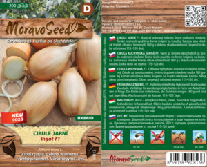 Cibuľa jarná MS Ingot F1 1,3g/ 200s.