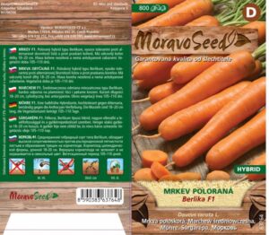 Mrkva poloskorá MS Berlika F1 1,5g/ 800s.