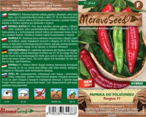 Paprika rýchl. MS Tongua F1  15s.