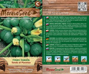 Cuketa MS Tondo di Piacenza - zelená guľatá 1,5g/ 10s.