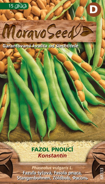 Fazuľa tyčková zelená MS Konstantin 15g/ 15 s.