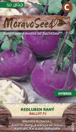 Kaleráb modrý skorý MS Ballot F1, 50 s.