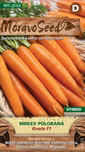 Mrkva poloneskorá MS Knota F1 1,5g/800s.