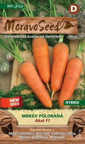 Mrkva skorá MS Akat F1 (Chantenay)  1,5g/ 800s.