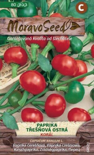 Paprika čereš. MS Korál - pálivá 80s.