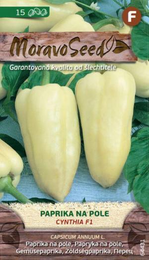 Paprika MS Cynthia F1- na rýchl. aj pole, sladká, 15 s.