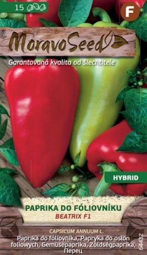 Paprika MS Beatrix F1- skorá, sladká,do fóliovníka, 15 s.