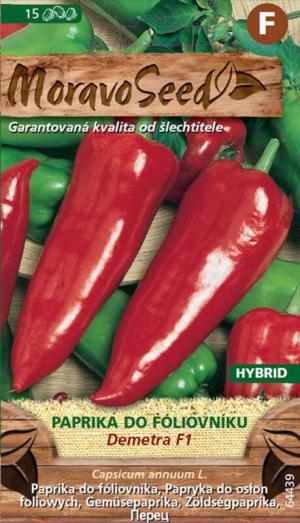Paprika MS Demetra F1- úrodná, sladká, rýchlenie, 15 s.