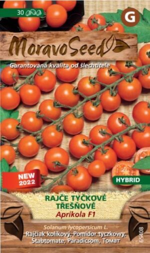 Rajčiak kol. Aprikola F1 - čerešň., oranžový, skorý 30s.
