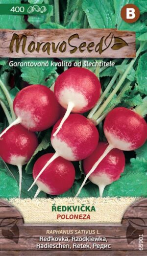 Reďkovka červ.biela MS Poloneza - guľatá 5g/ 400s.