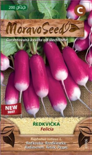 Reďkovka fial.biela MS Felicia - valcovitá 3g/ 200s.