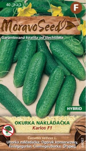 Uhorka nakl. MS Karlos F1 jemnoostná partenokarpická 1,2g/35s.