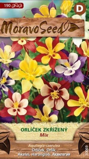 Orlíček zkrížený MS zmes Aquilegia hybr. 0,3g/ 190s.