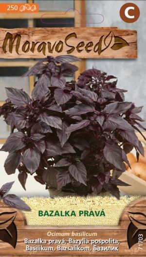 Bazalka pravá MS červená  0,51g/ 250s.