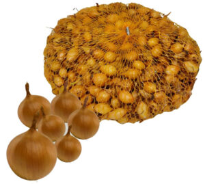 Cibuľka sadzačka Carbalo F1 250g 8-15mm 8-15mm žltá guľatá v sieťke