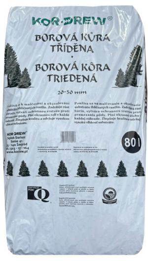 Mulčovacia kôra Borovicová 80L (20-50mm) Eko