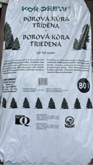 Mulčovacia kôra Borovicová 80L (20-50mm) Eko
