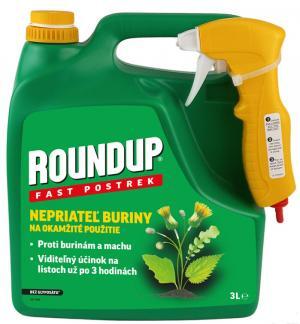 Roundup Fast 3 litre s rozprašovačom, bez glyfosátu, na okamžité použitie