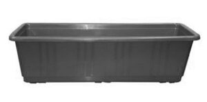 Truhlík s dezénom 50 cm Antracit 49x16,5x14cm Plasty-Ko
