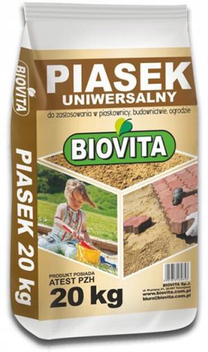 Piesok 20kg univerzálny, na pieskoviská Biovita