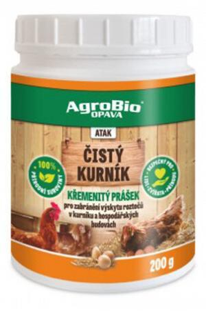 Čistý kurník ATAK 200g kremičitý prášok AgroBio