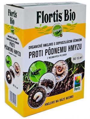Flortis Bio 1,5kg/6 proti mededíkom a pôdnemu hmyzu, mravcom z neemových výliskov